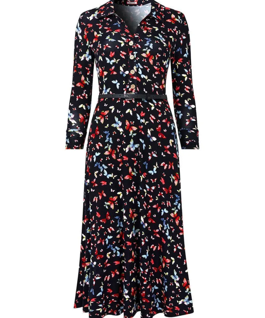 Beautiful Butterfly Jersey Dress