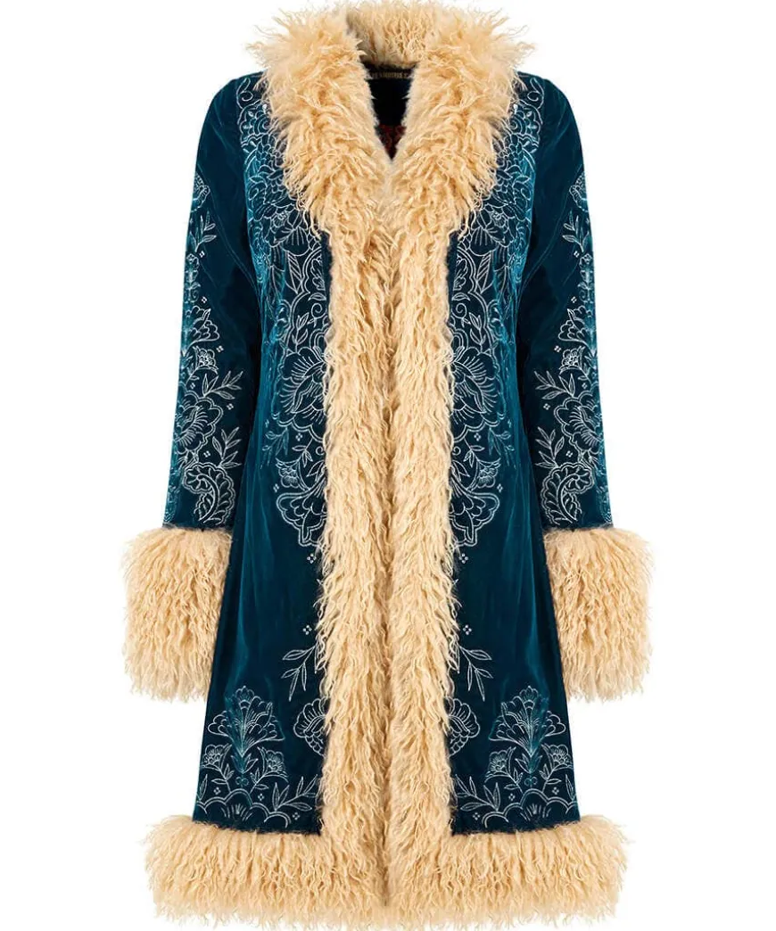 Boho Girl Embroidered Boutique Coat
