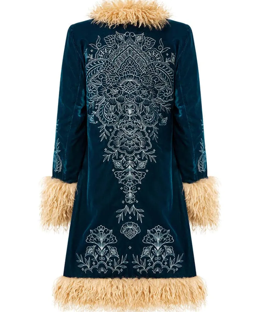Boho Girl Embroidered Boutique Coat