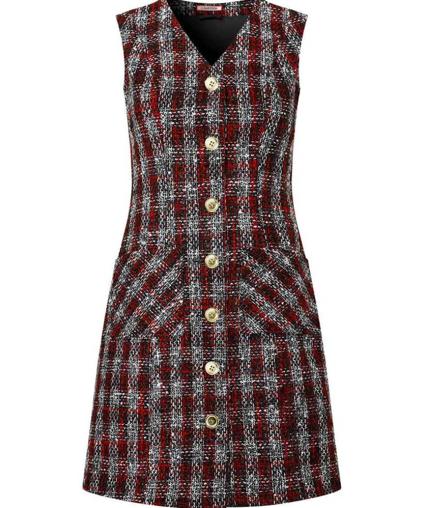 Check Pinafore Dress