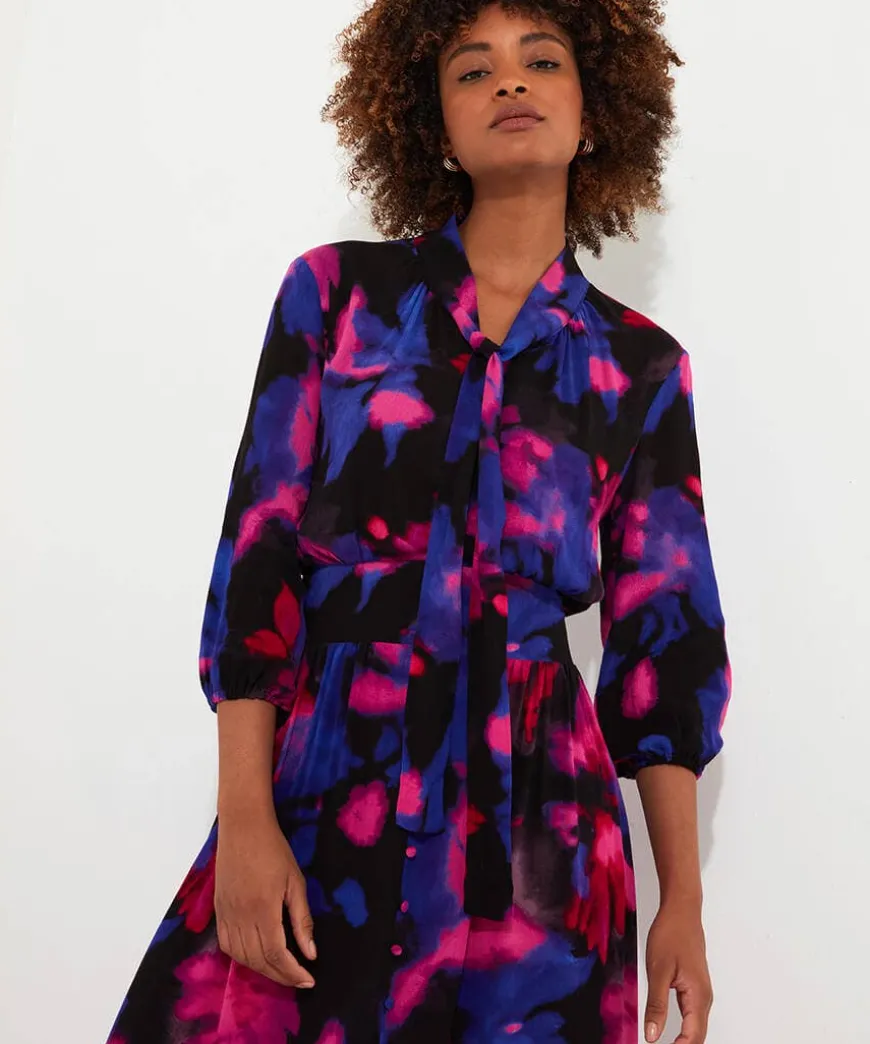 Emelda Printed Dress