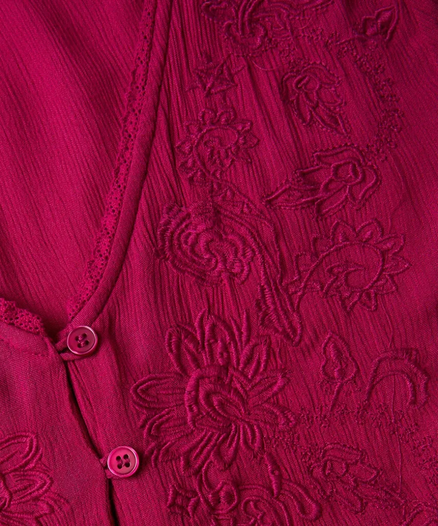 Ever So Pretty Embroidered Tunic Top