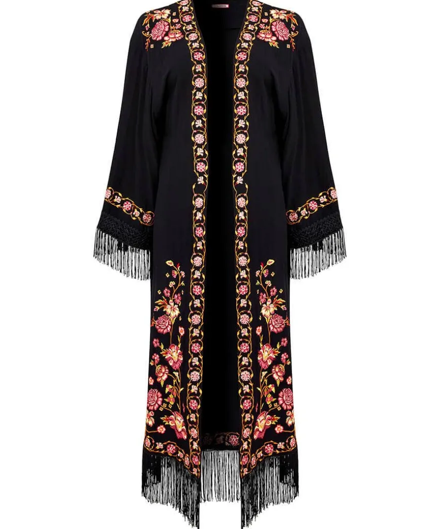 Exquisite Embroidered Kimono