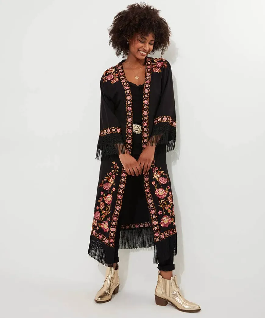 Exquisite Embroidered Kimono