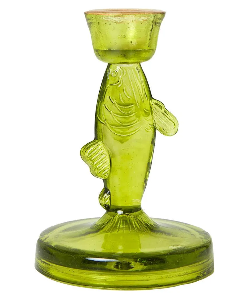 Fantastic Fish Glass Candle Holder