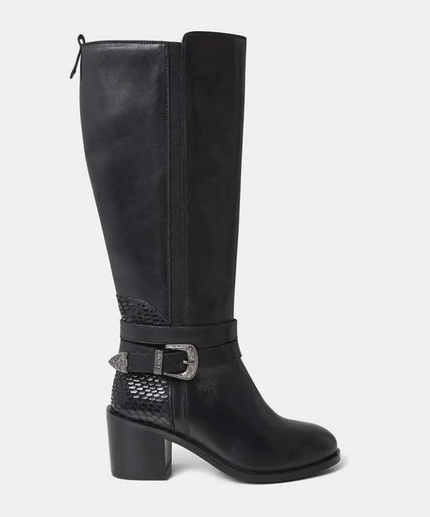 Gigi Premium Leather Rider Boots