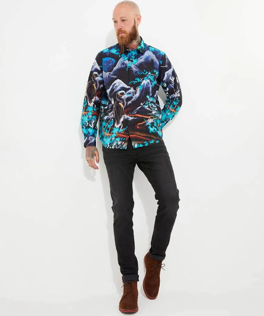 Hand Painted Print Shirt