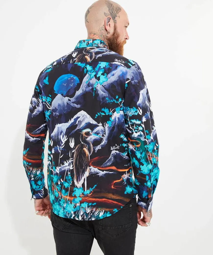 Hand Painted Print Shirt