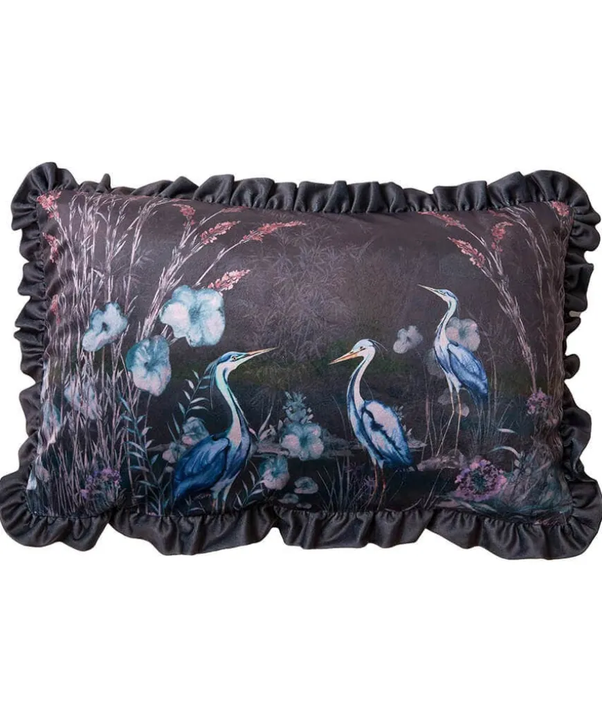 Harmonious Herons Reversible Cushion