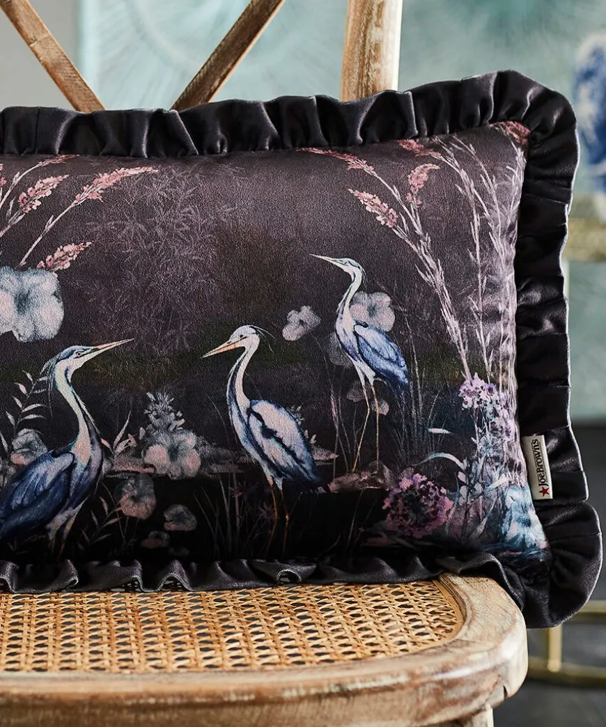 Harmonious Herons Reversible Cushion