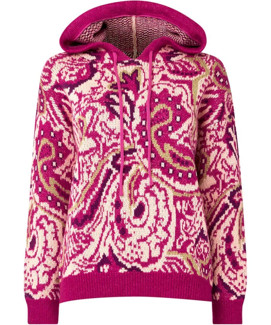 Perfectly Paisley Hooded Jumper