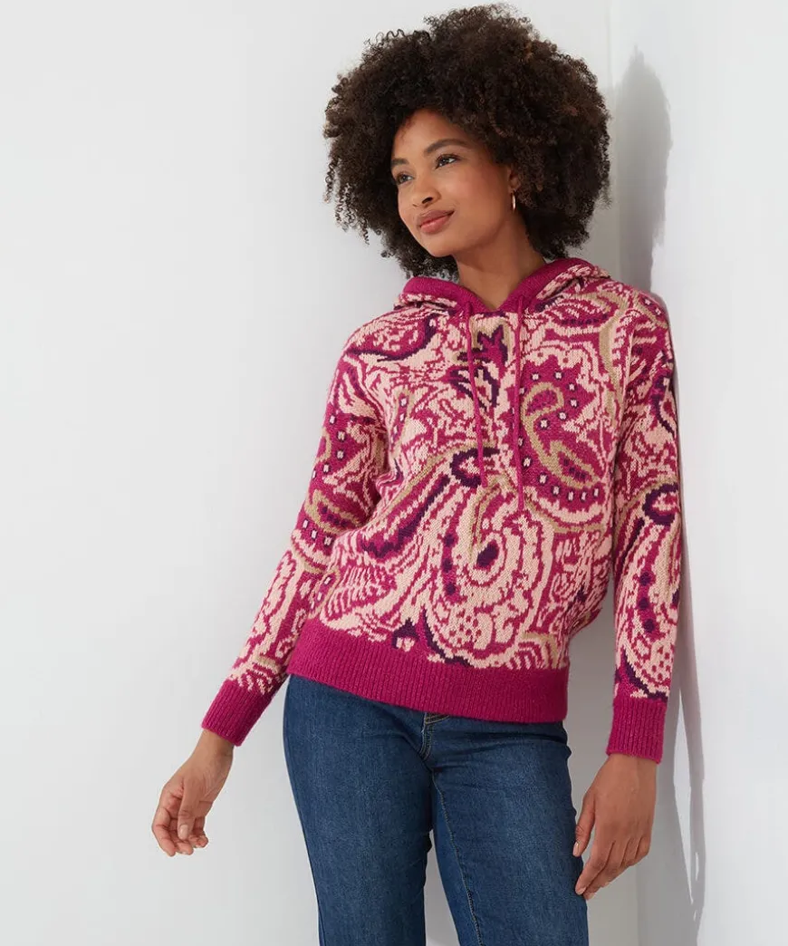Perfectly Paisley Hooded Jumper