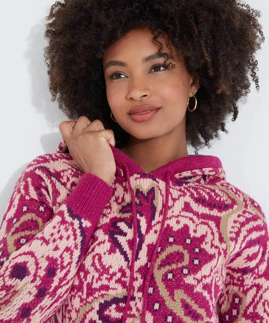 Perfectly Paisley Hooded Jumper
