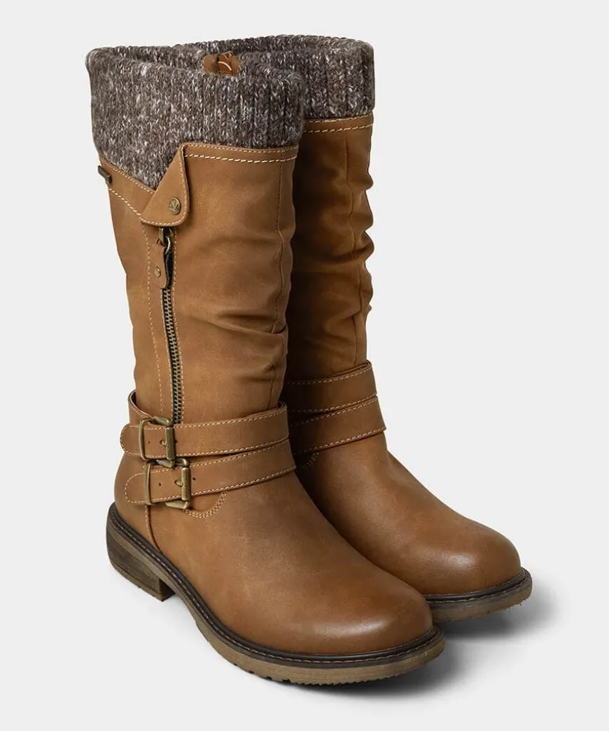 Peyton Knitted Slouch Boots