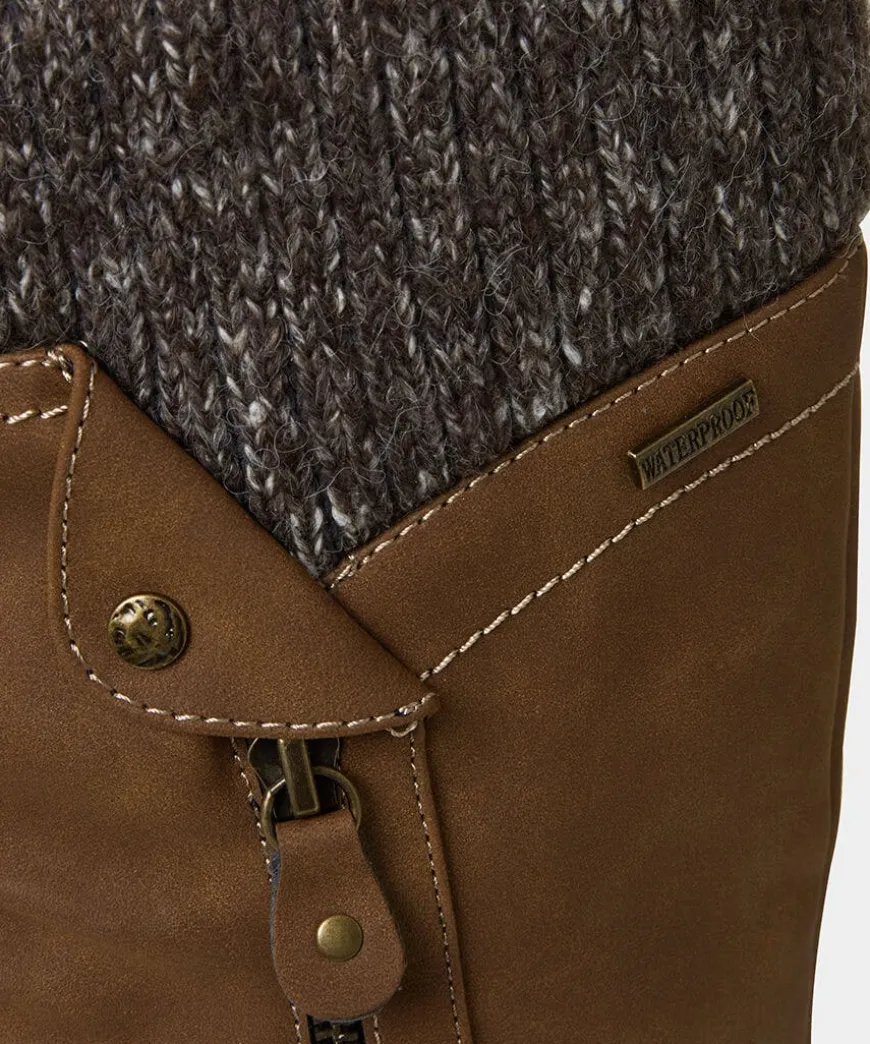 Peyton Knitted Slouch Boots