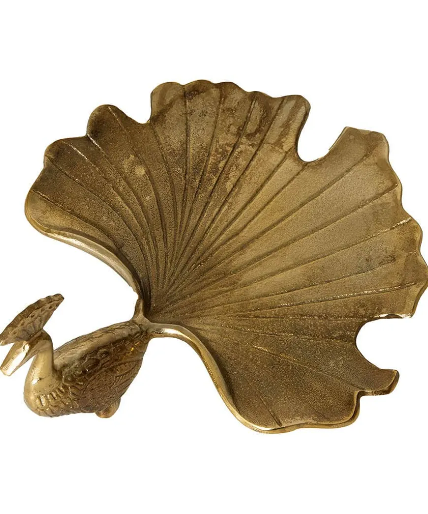 Precious Peacock Trinket Platter