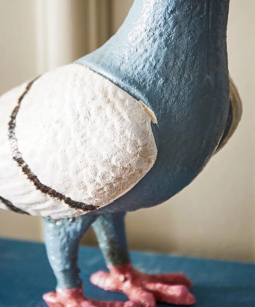 Proud Pigeon Cast Iron Standing Figure