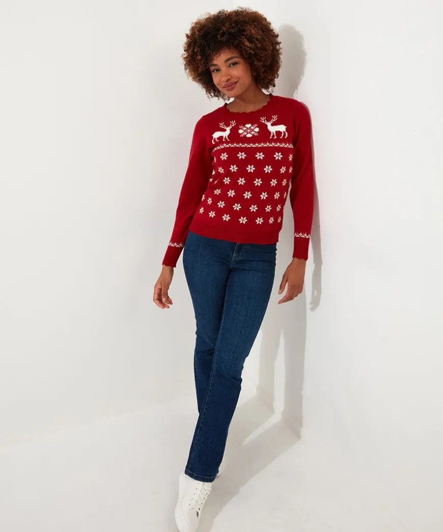 Retro Reindeer Jumper