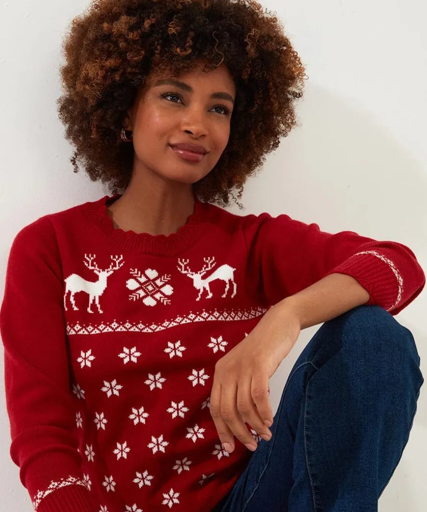 Retro Reindeer Jumper