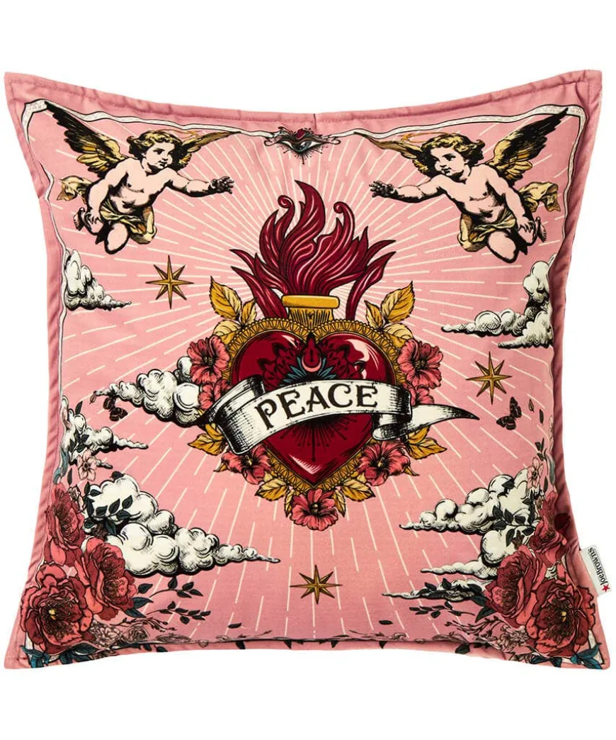 Roses And Rebels Reversible Cushion