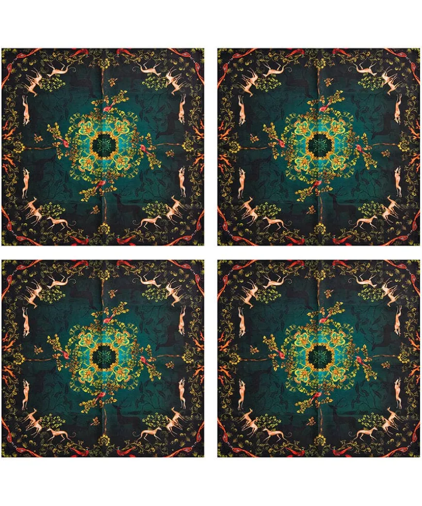 Scenes Of The Forest Cotton Napkins