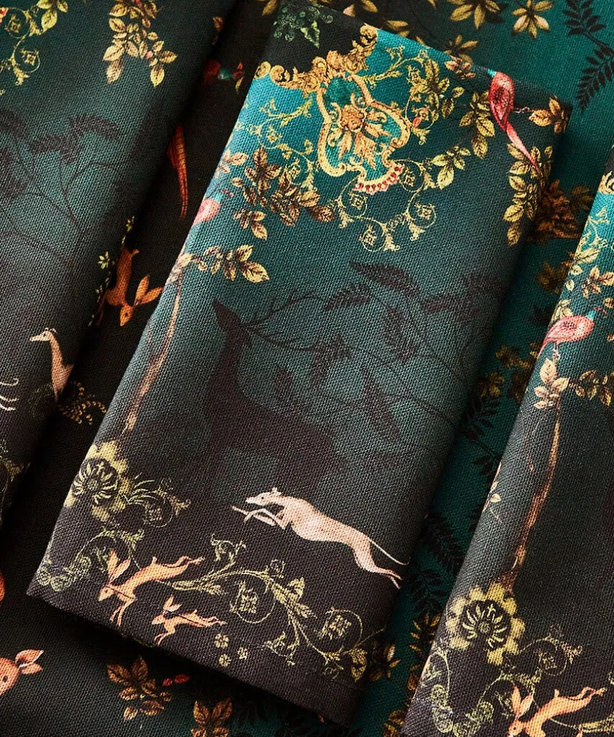 Scenes Of The Forest Cotton Napkins
