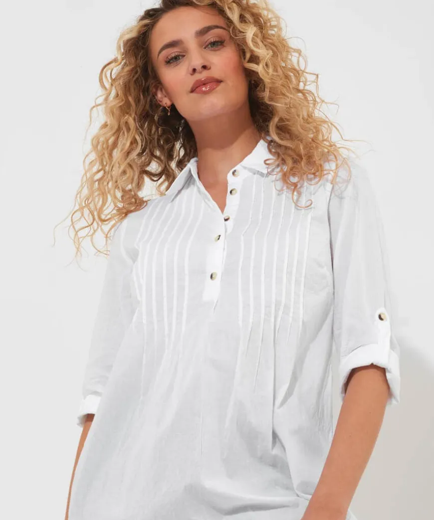 Simon's Summer Longline Blouse
