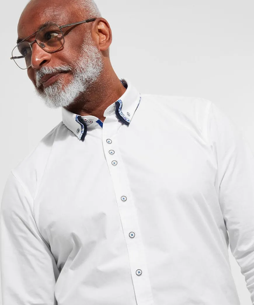 Terrific Triple Collar Shirt