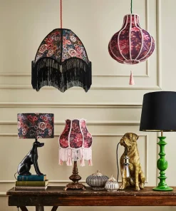 Vibrant And Velvet Table Lamp