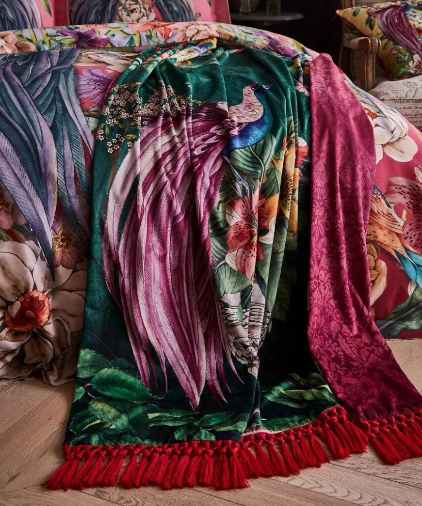 Victoriana Vibrant Reversible Throw