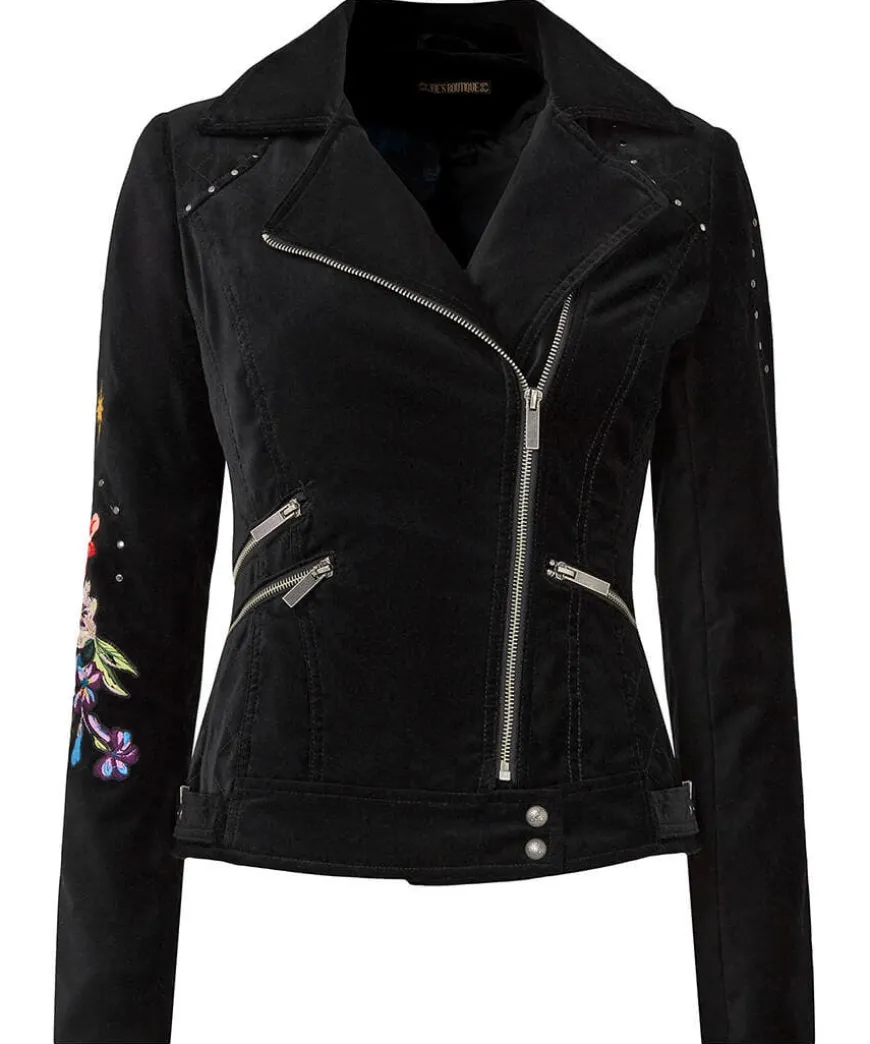 Wild And Free Embroidered Boutique Jacket