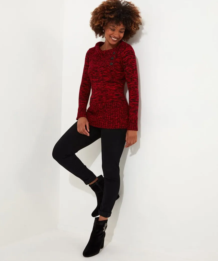 Winter Nights Button Detail Jumper