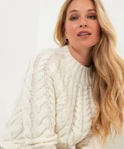 Winter Walks Cable Knit Jumper